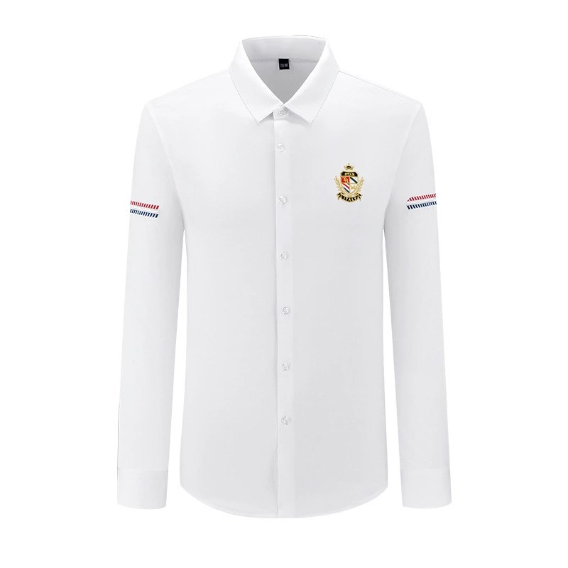 Camisa de Manga Larga Ajustada con Estampado Digital 3D de Insignia view 5
