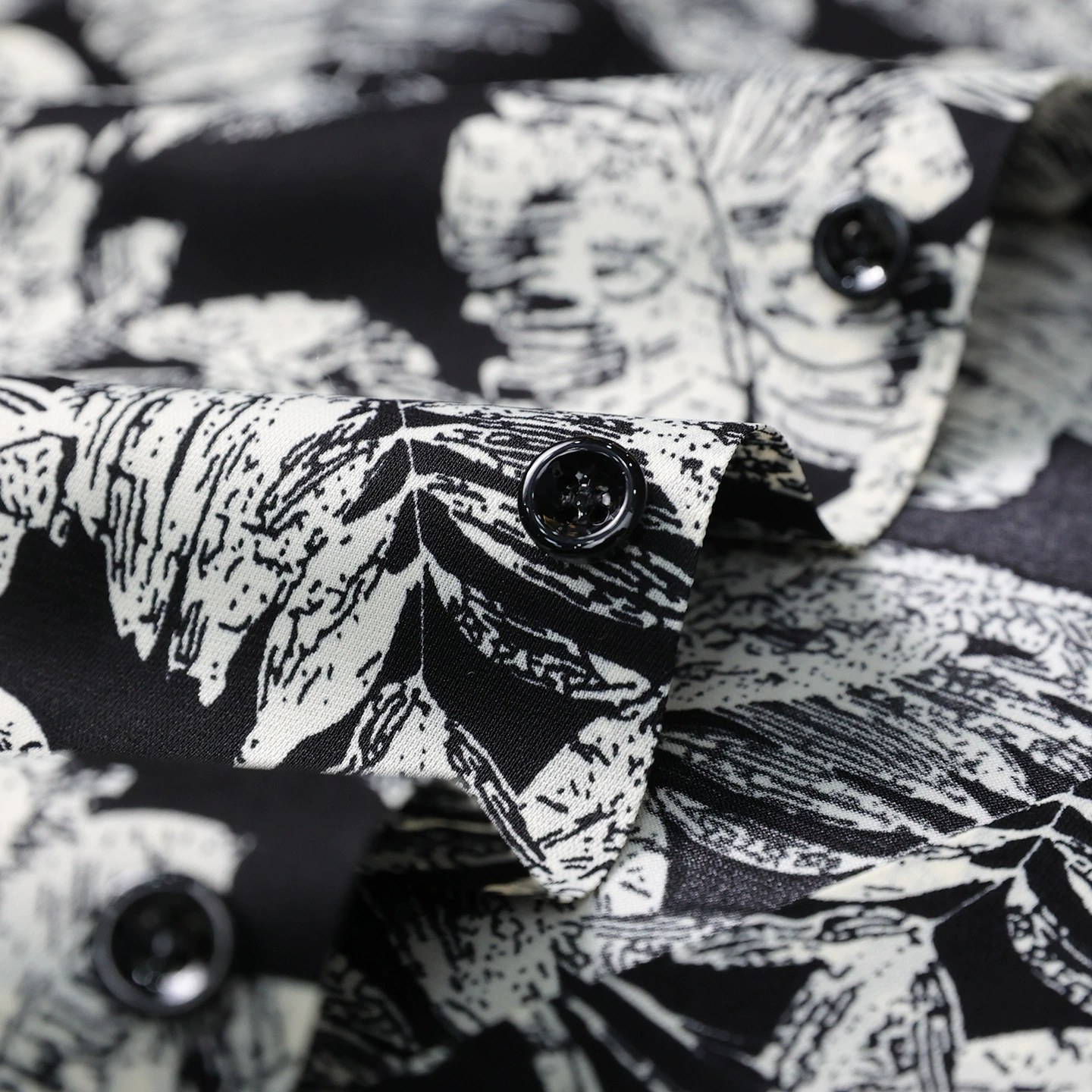 Sketch Floral Print Short Sleeve Shirt view 3