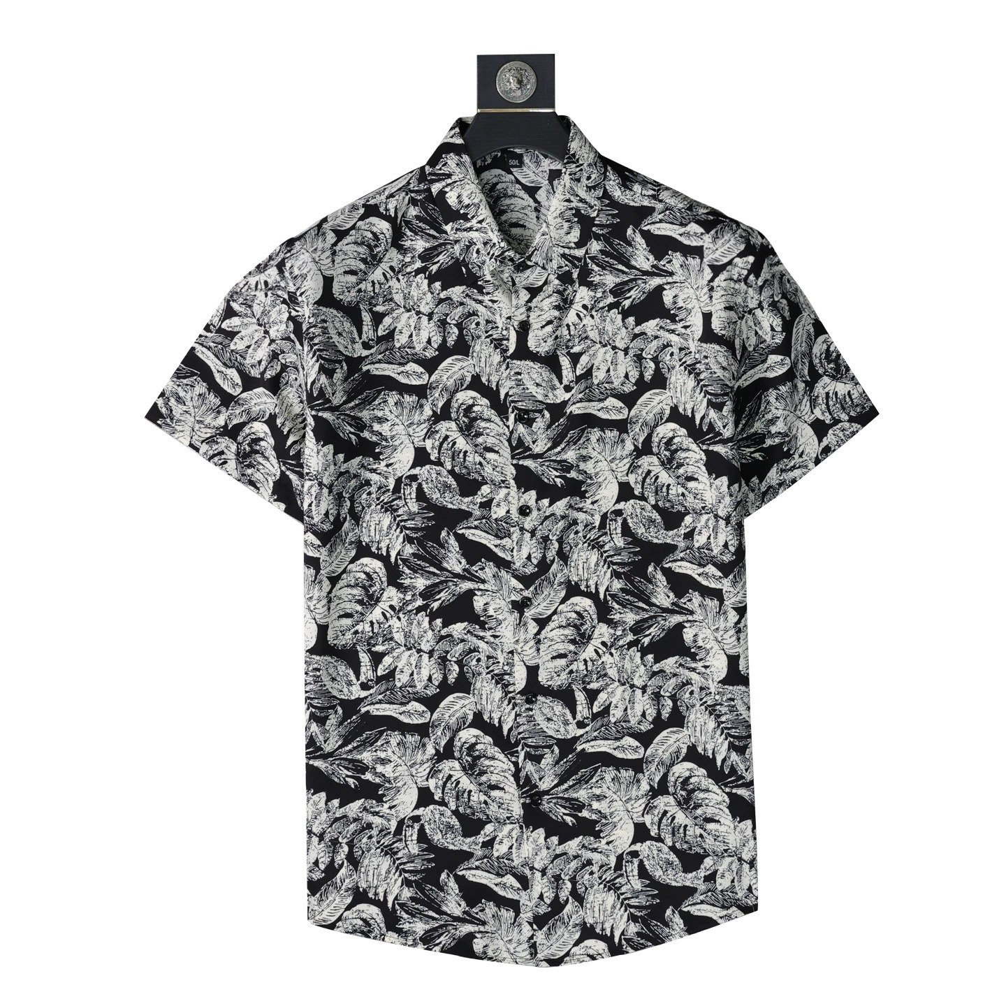 Sketch Floral Print Short Sleeve Shirt view 6