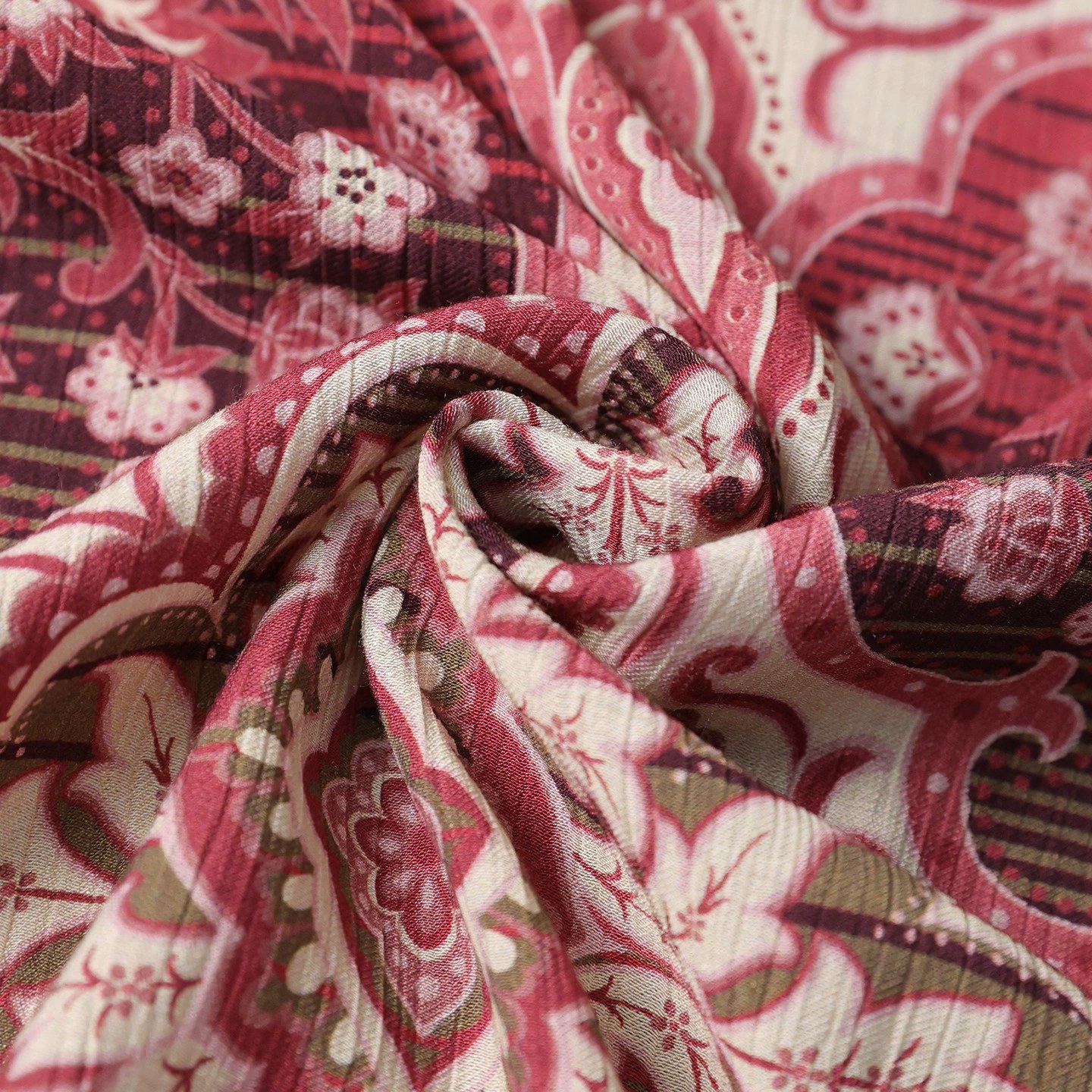 Vintage Paisley Print Short Sleeve Shirt view 4