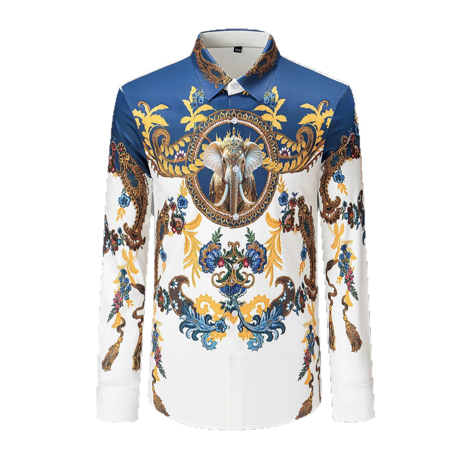 Elephant Palace Print Long Sleeve Shirt view 5