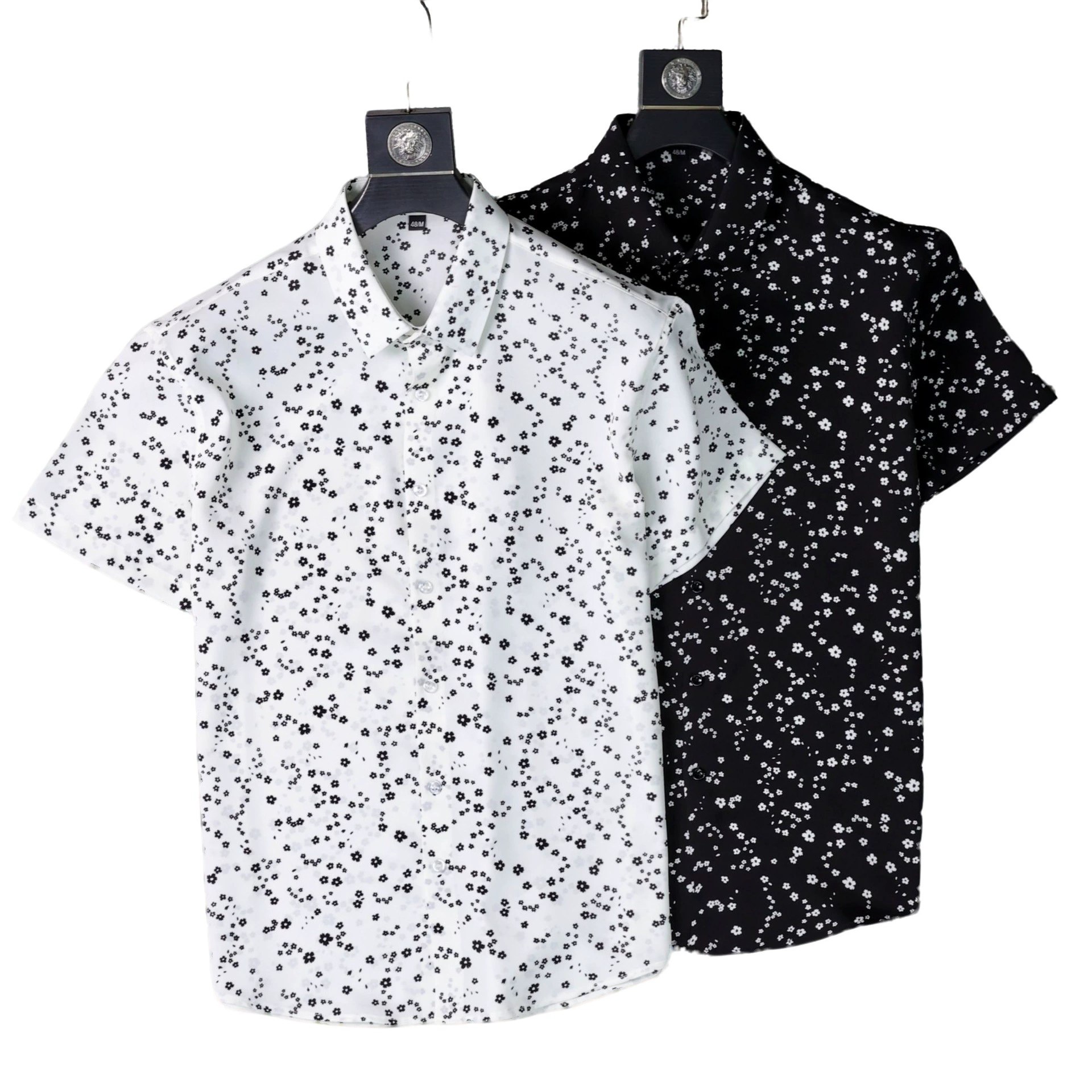 Floral 3D Digital Print Short Sleeve Shirt view 3