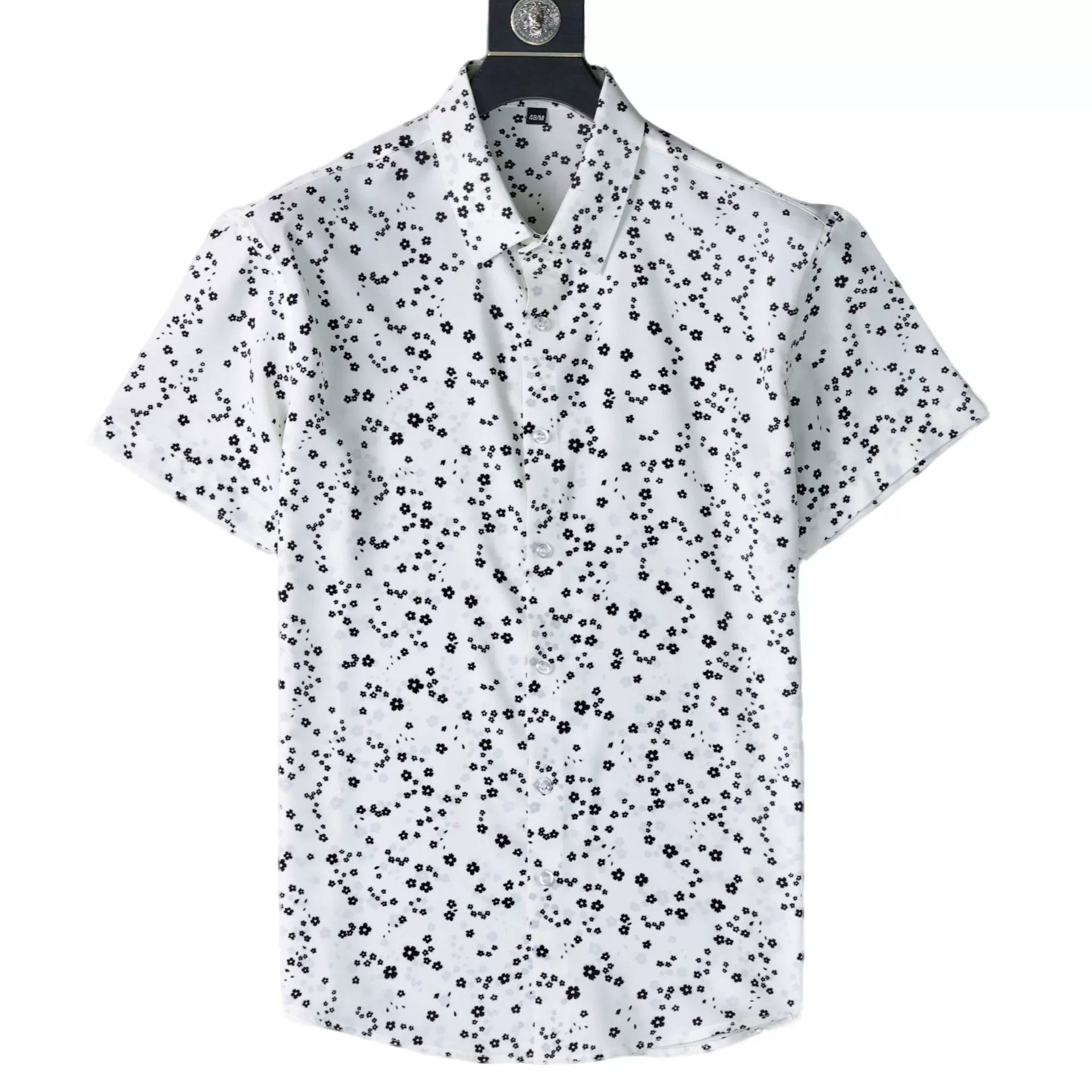 Floral 3D Digital Print Short Sleeve Shirt view 6