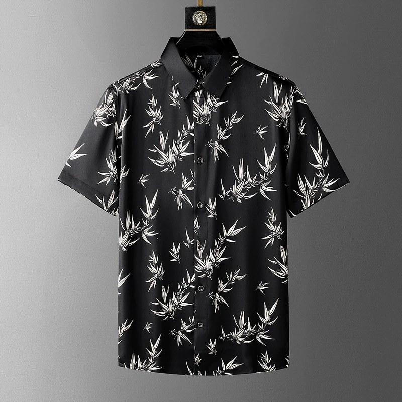 Hawaiian Casual Printed Short Sleeve Shirt view 10