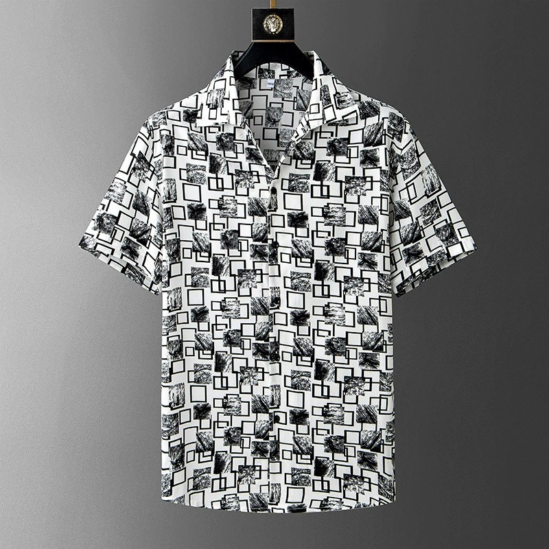 Hawaiian Casual Printed Short Sleeve Shirt view 11