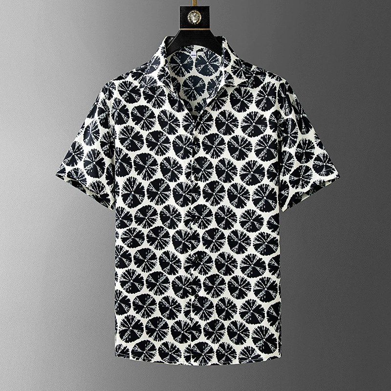 Hawaiian Casual Printed Short Sleeve Shirt view 12