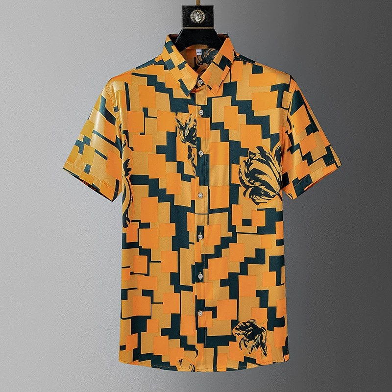 Hawaiian Casual Printed Short Sleeve Shirt view 2