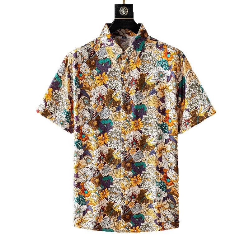 Hawaiian Casual Printed Short Sleeve Shirt view 5