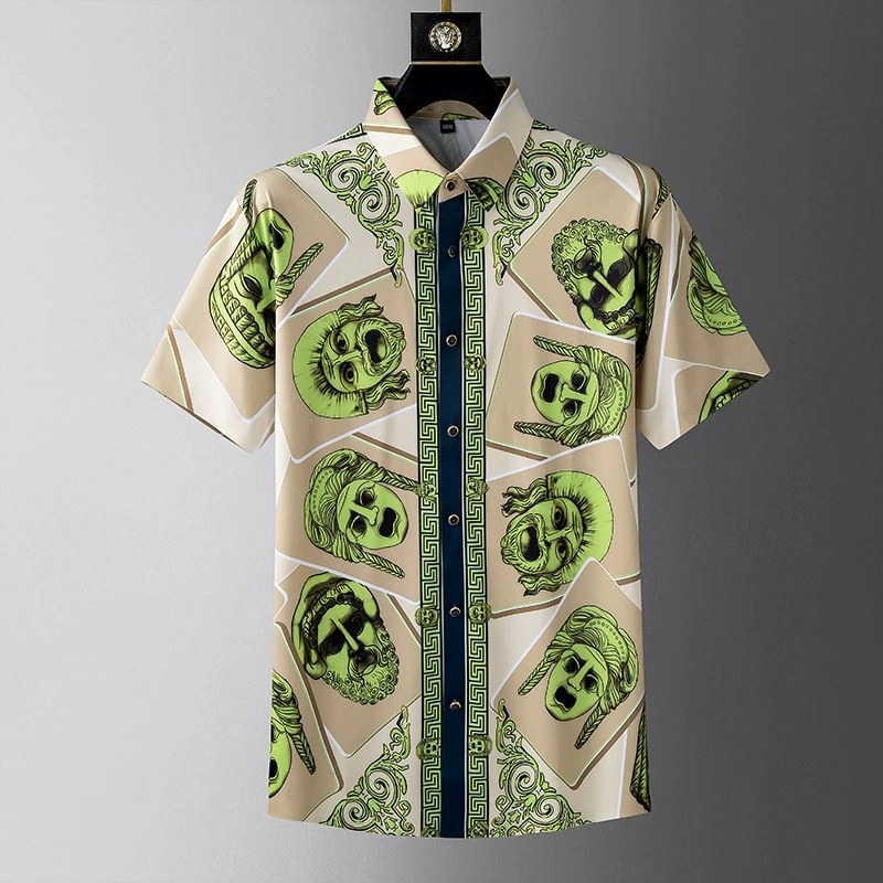 Hawaiian Casual Printed Short Sleeve Shirt view 6