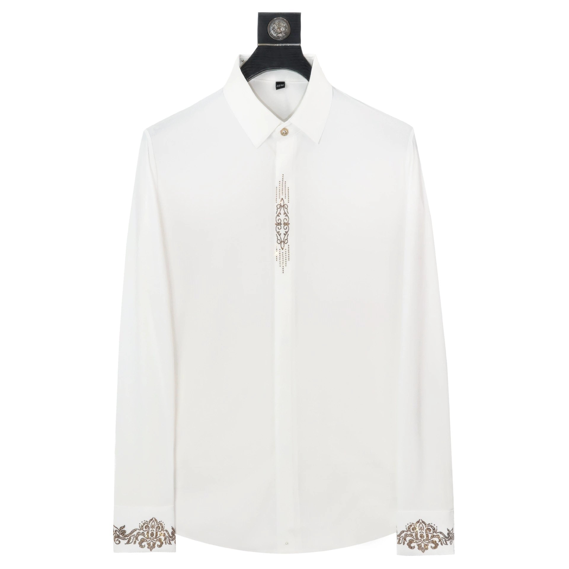 Rhinestone European Vintage Long Sleeve Shirt view 6