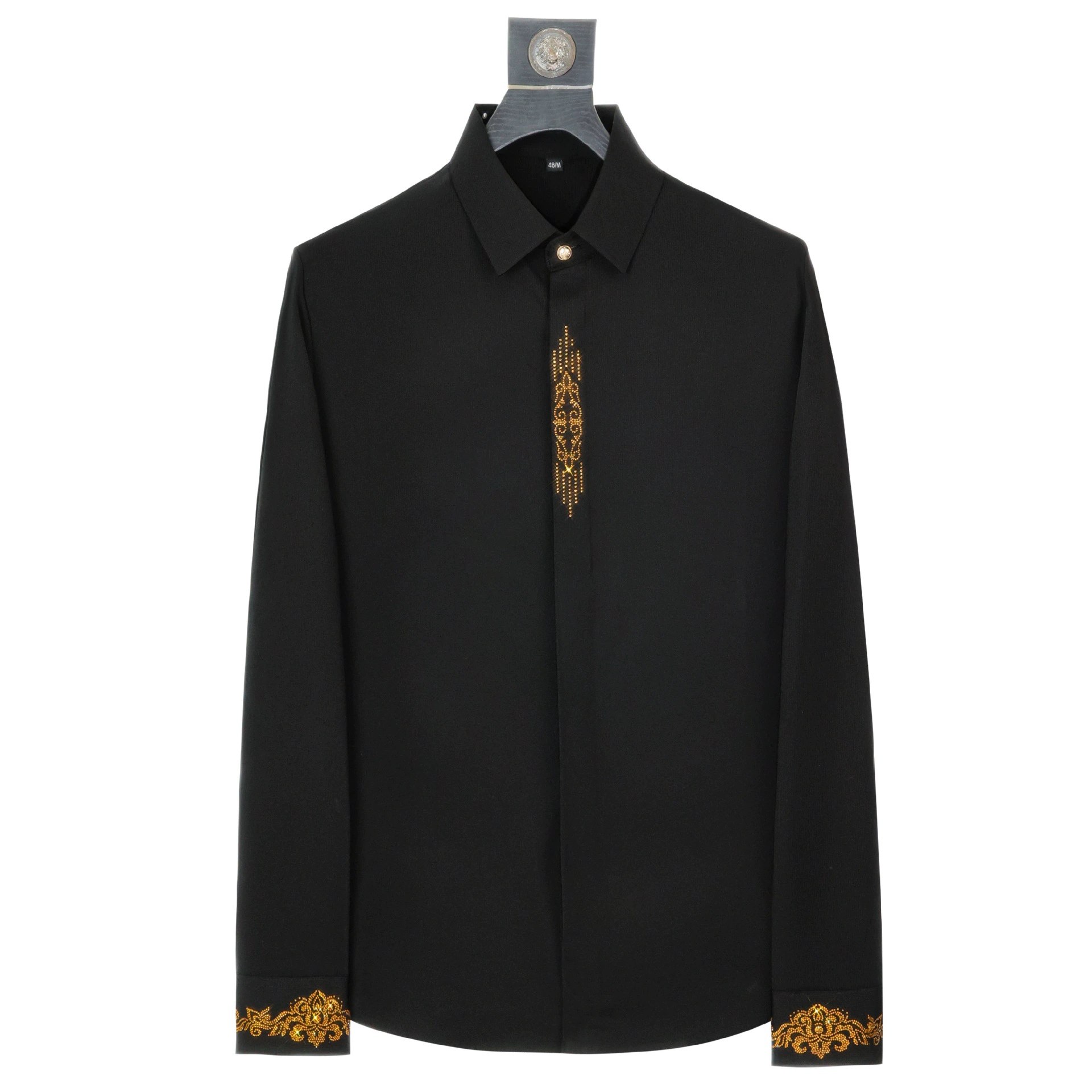 Rhinestone European Vintage Long Sleeve Shirt view 7