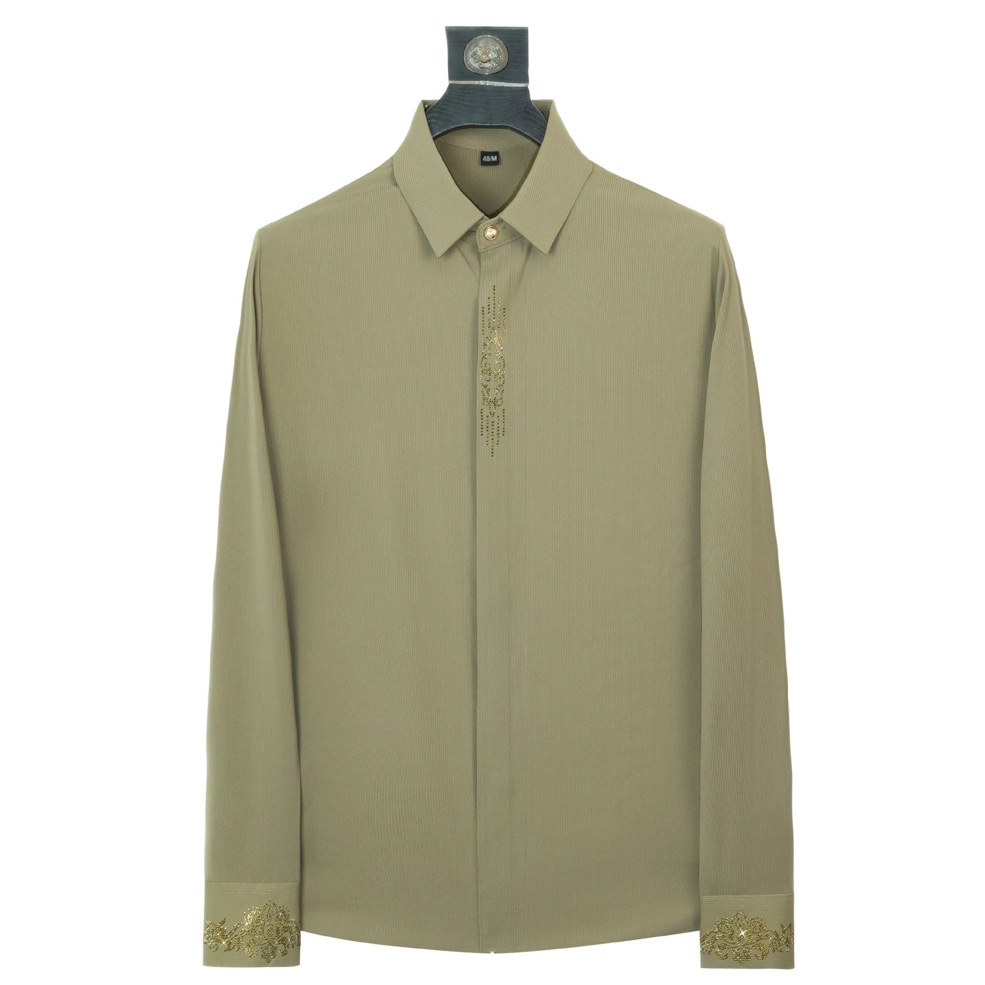 Rhinestone European Vintage Long Sleeve Shirt view 8