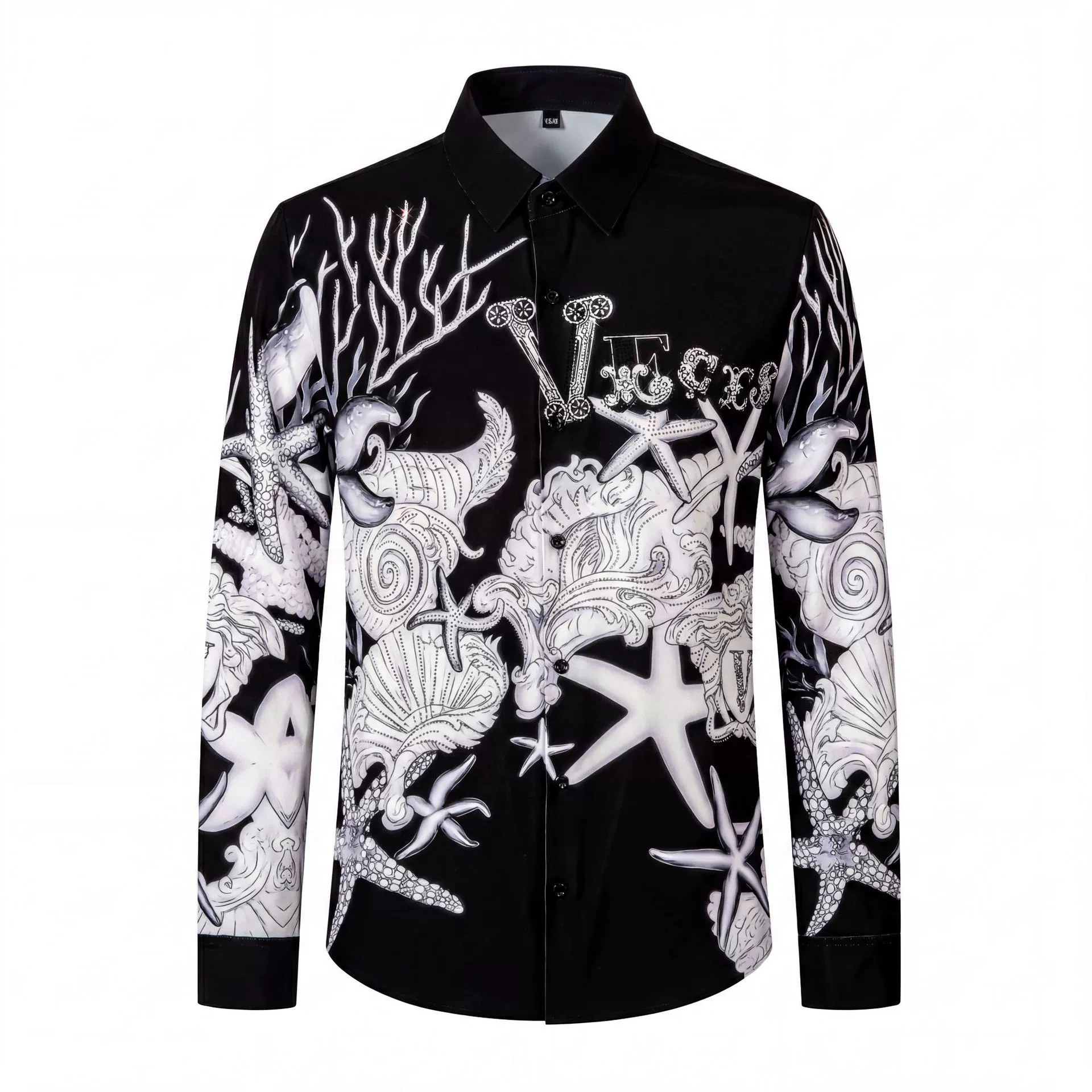 Premium Starfish Letter Rhinestone Digital Print Shirt view 7
