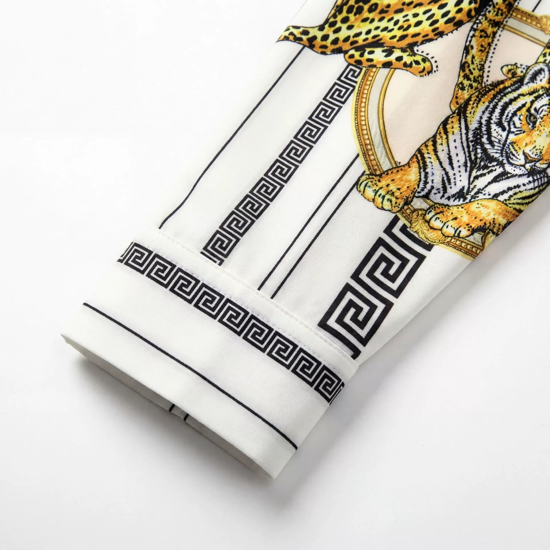 Premium Golden Beast Rhinestone Digital Print Shirt view 4